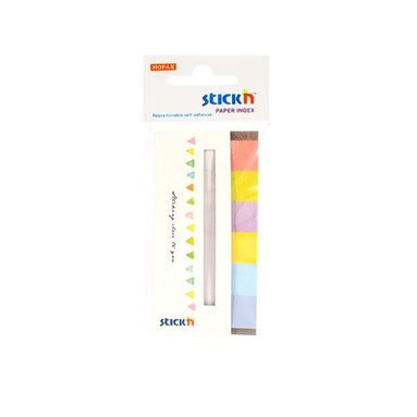 Notisflik 45X15mm papper Candy 6 färger