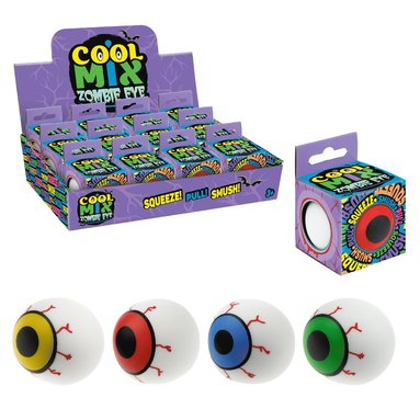 Boll 6cm Cool mix zombieöga färgmix