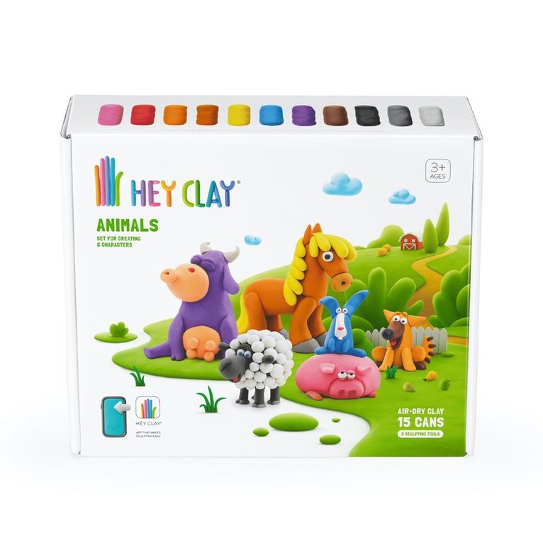 Leklera Hey Clay Bondgårdsdjur 15 burkar, Övrigt