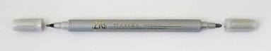 Fiberspetspenna MS-8000 metallic silver