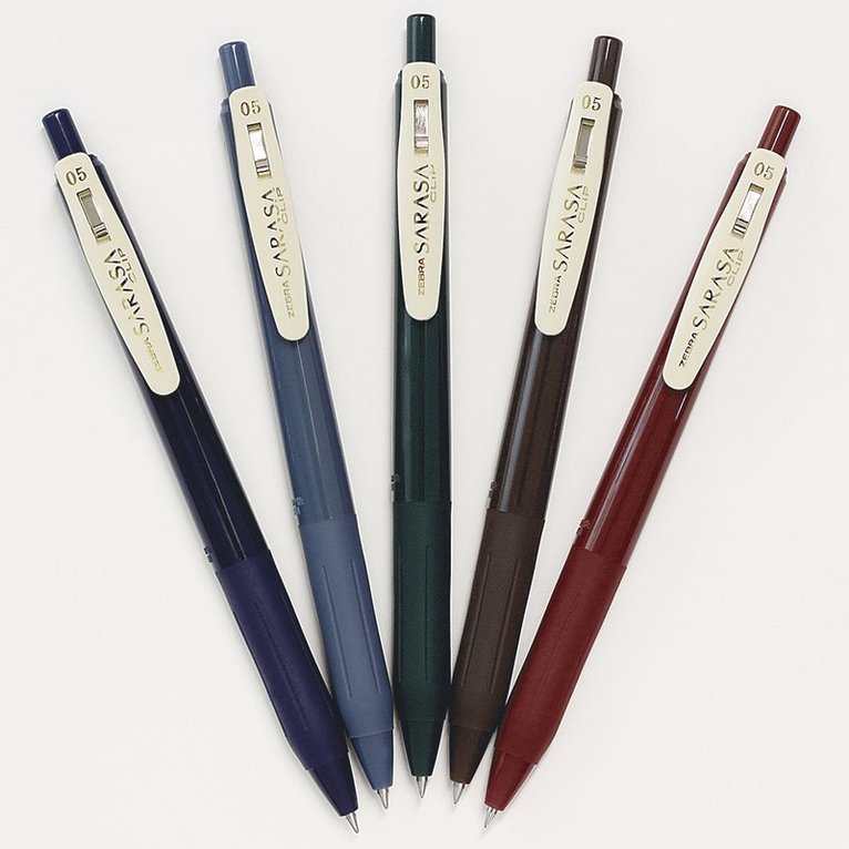 Gelpenna 0,5 Zebra Sarasa Clip 5 Vintage Color, Övrigt
