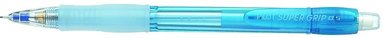 Stiftpenna 0,5 Super grip neon ljusblå