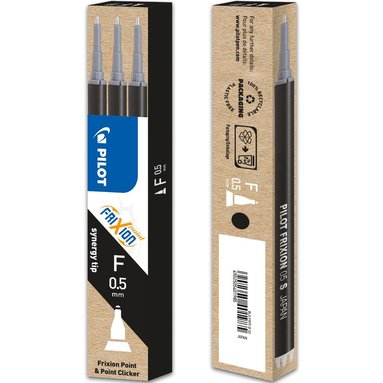 Refill Frixion Point 0.5 Synergy-Tip 3-pack svart, Övrigt