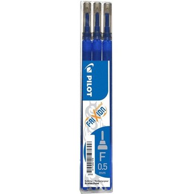 Refill Frixion Point 0,5 Synergy-Tip 3-pack blå – Pennrefill, Pilot