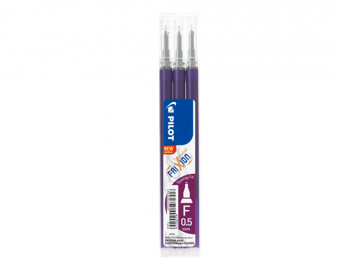 Refill Frixion Point 0,5 Synergy-Tip 3-pack violett 1