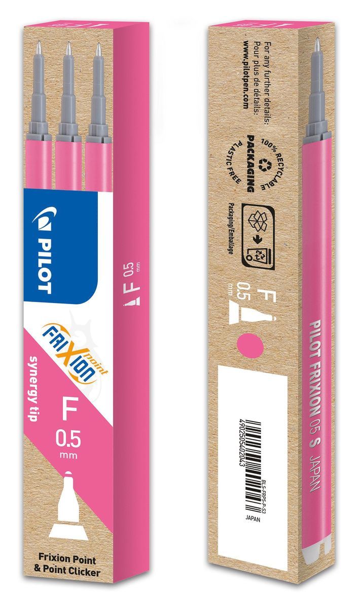 Refill Frixion Point 0.5 Synergy-Tip 3-pack rosa, Övrigt. Tillgänglighet: Lägg i varukorg