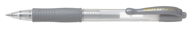 Kulspetspenna G-2 0,7 metallic silver 1