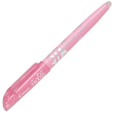 Överstrykningspenna Frixion Light soft rosa, raderbar, Övrigt