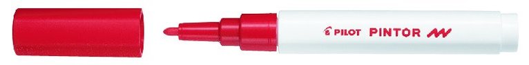 Markerpenna Pilot Pintor F röd, Övrigt