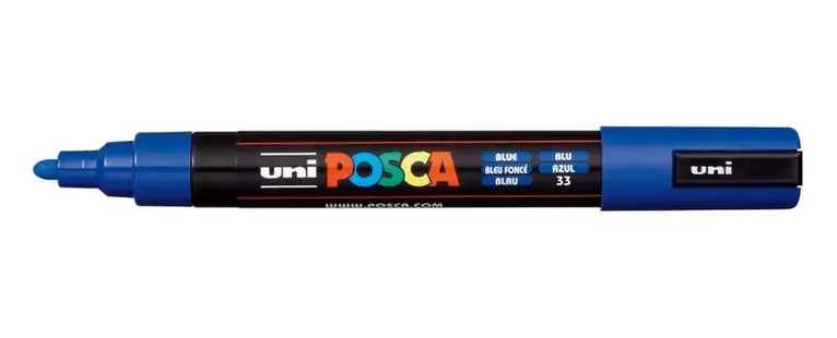 Marker Posca PC-5M blå, Övrigt. Tillgänglighet: Lägg i varukorg