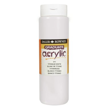 Akrylfärg Graduate 500ml vit, Övrigt