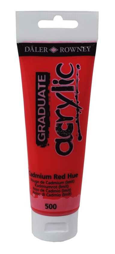 Akrylfärg Graduate 120ml kadmiumröd