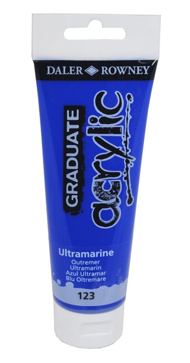 Akrylfärg Graduate 120ml ultramarin