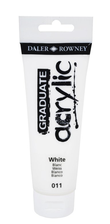 Akrylfärg Graduate 120ml vit, Övrigt