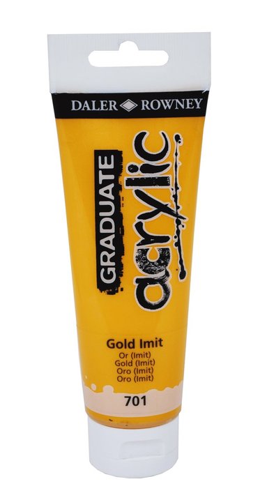 Akrylfärg Graduate 120ml guld