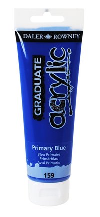 Akrylfärg Graduate 120ml blå