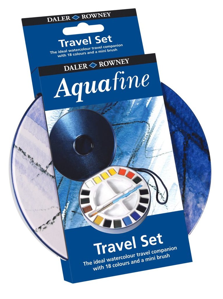Akvarellfärg Aquafine Travel Set 1