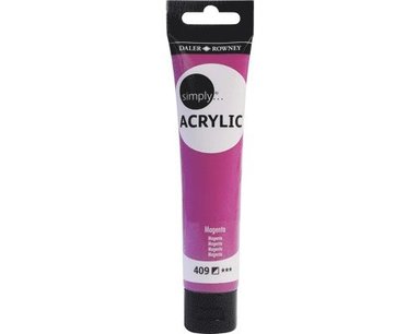 Akrylfärg 75ml Simply magenta