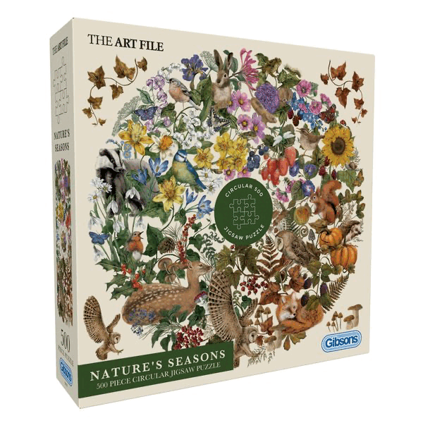 Pussel 500 bitar Runt - Nature's Seasons, Övrigt