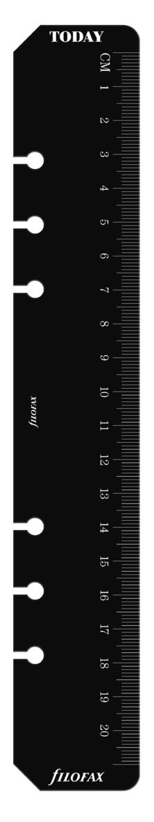Kalenderdel Filofax A5 linjal svart 1