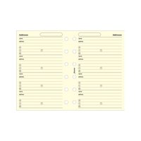 Kalenderdel Filofax Pocket adresser beige