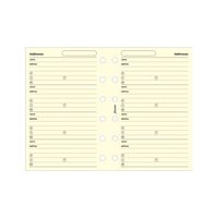 Kalenderdel Filofax Pocket adresser beige