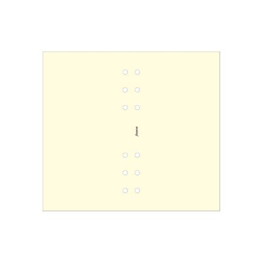 Kalenderdel Filofax Personal anteckning olinjerad beige