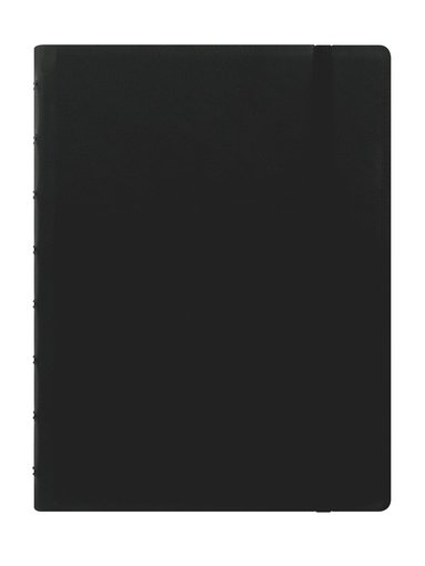 Anteckningsbok A5 Filofax linjerad svart 1