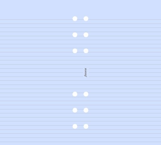 Kalenderdel Filofax Personal anteckningsblad linjerad lavendel, Övrigt