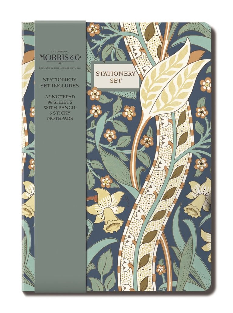 Anteckningsset med penna - William Morris, Övrigt