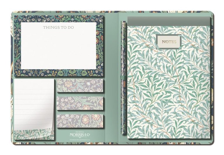 Anteckningsset med penna - William Morris, Övrigt