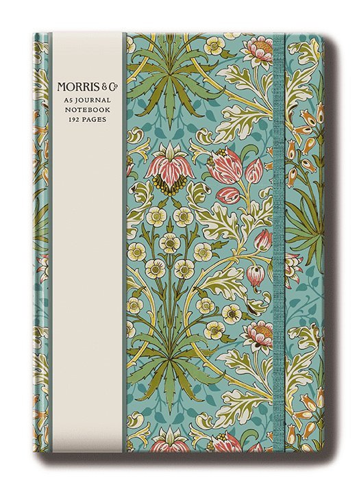 Anteckningsbok A5 linjerad - William Morris : Golden Lily Green,  1
