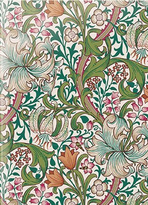 Skrivhäfte A6 3-pack - William Morris : Strawberry Thief Blush, Övrigt