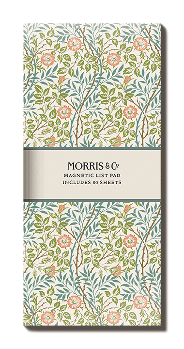 Listblock med magnet - William Morris, Övrigt