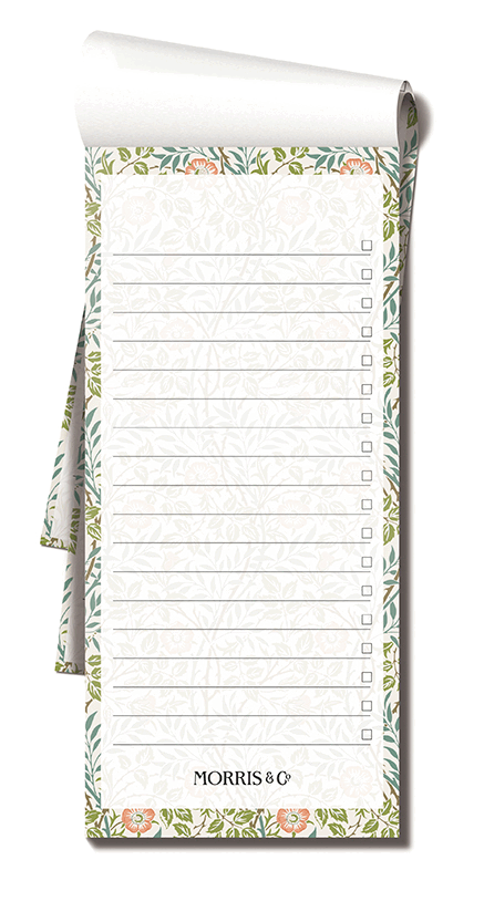 Listblock med magnet - William Morris, Övrigt