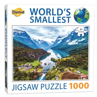 Pussel 1000 bitar - World's Smallest - Fjords Norway 1