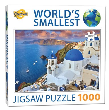 Pussel 1000 bitar World's Smallest Santorino