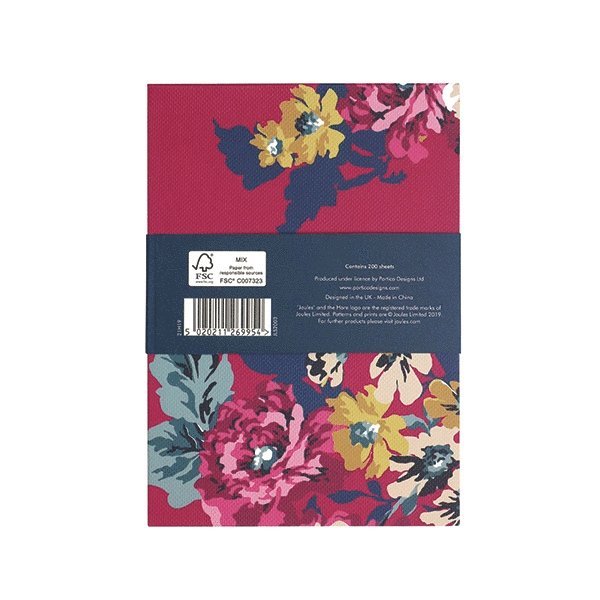Notisblock 15x11cm Joules Floral, Övrigt