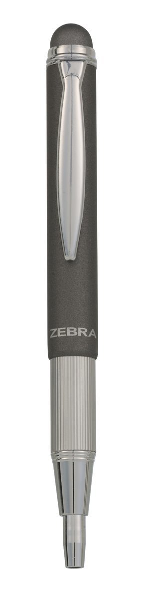 Kulspetspenna stylus teleskopisk metallic grå 1