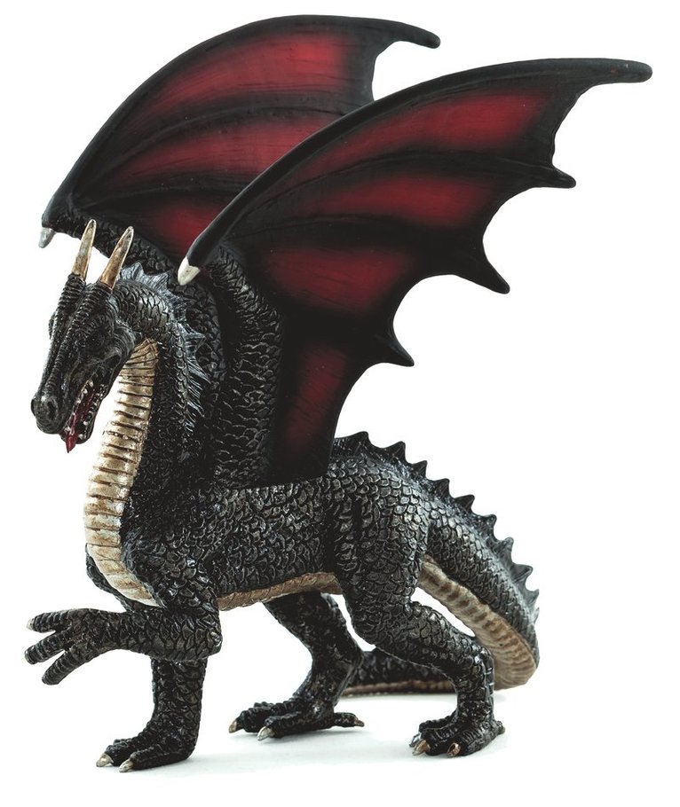 Plastfigur ståldrake  1