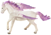 Plastfigur pegasos 18,5cm lila