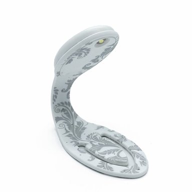 Läslampa Flexilight blommig vit
