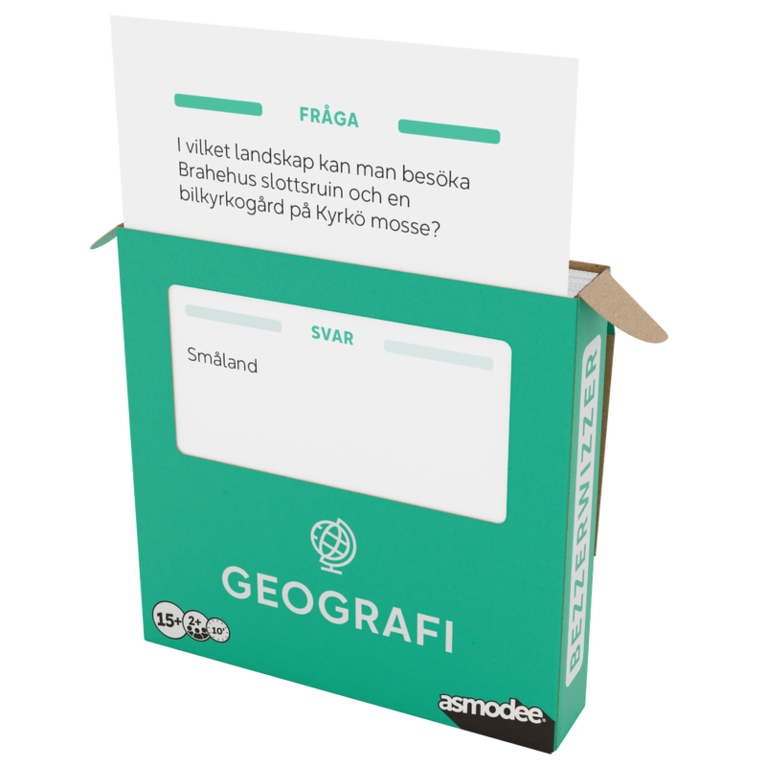 Spel Bezzerwizzer Mini Geografi, Övrigt