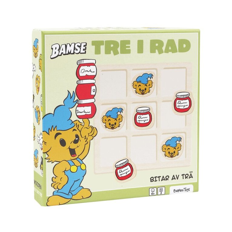 Bamse tre i rad, Övrigt. Tillgänglighet: Lägg i varukorg