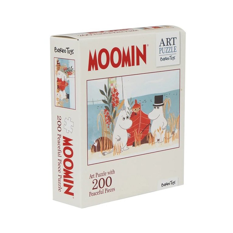 Pussel 200 bitar Mumin Art Puzzle röd