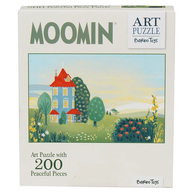 Pussel 200 bitar Mumin Art Puzzle grön, Övrigt