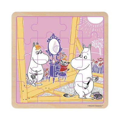 Träpussel 16 bitar Moomin Construction Fun                                                                1