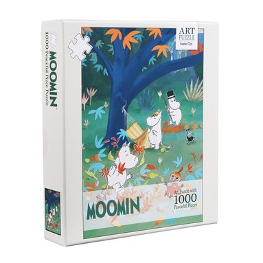 Pussel 1000 bitar Art Puzzle Moomin Play in the Forest 1