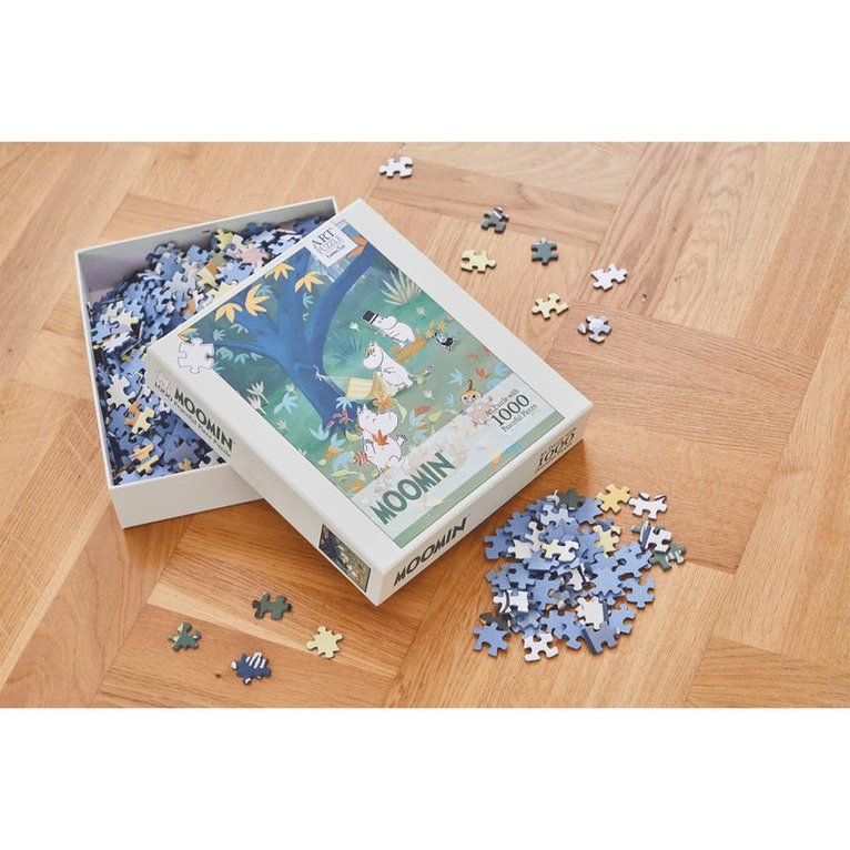 Pussel 1000 bitar Art Puzzle Moomin Play in the Forest, Övrigt