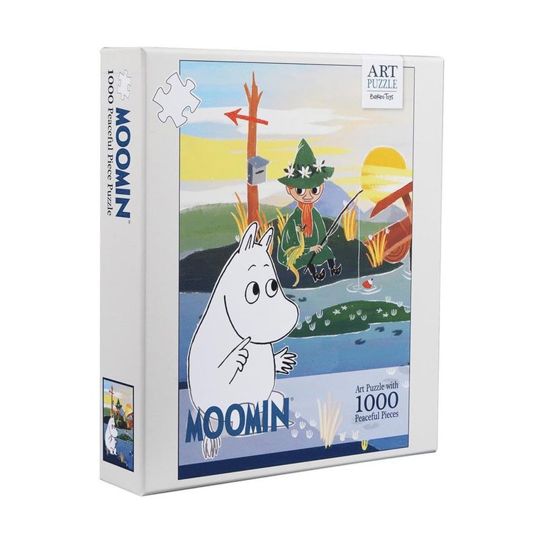 Pussel 1000 bitar Art Puzzle Moomin On Bridge, Övrigt